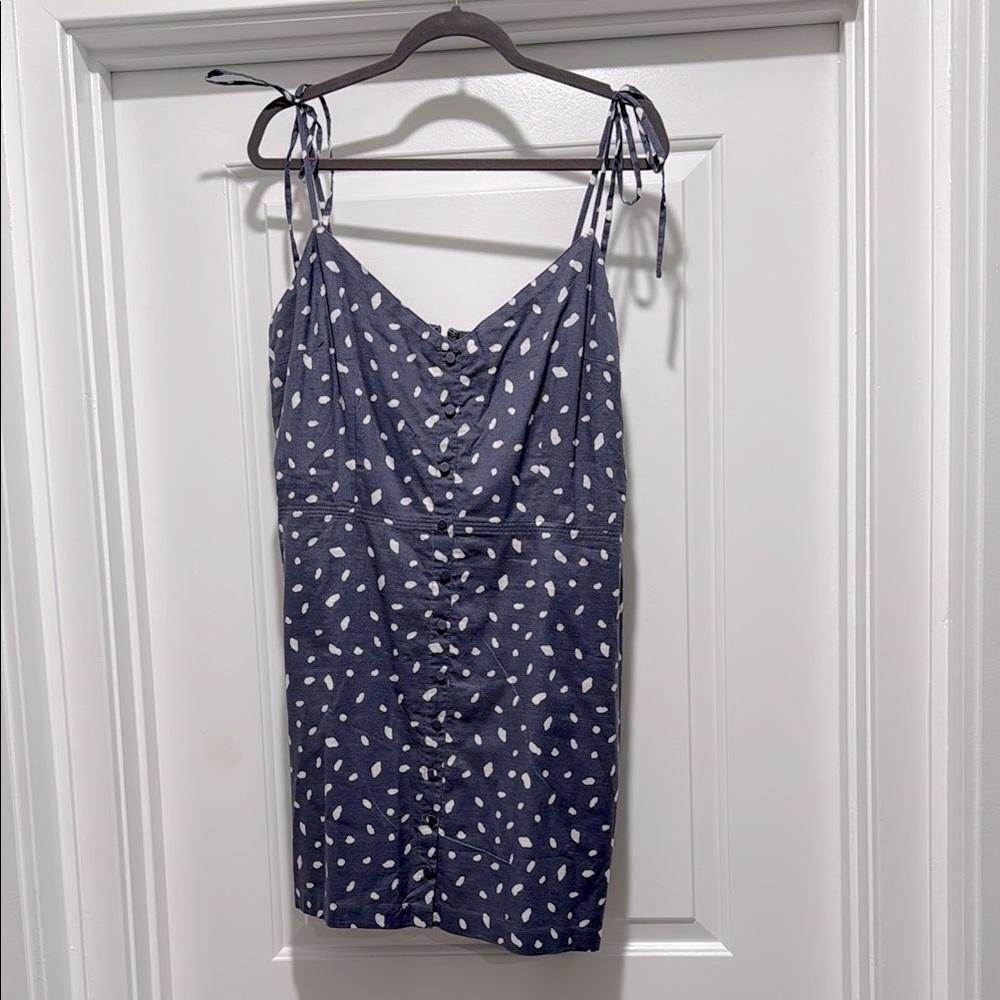Abercrombie & Fitch Blue Slip Mini Dress